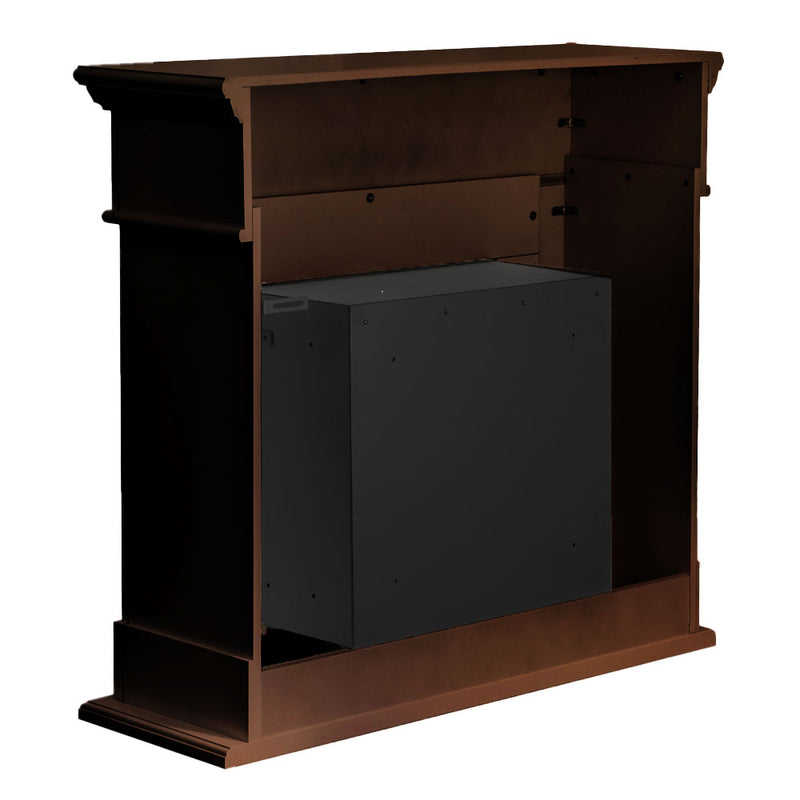 Camino a bioetanolo biocamino da terra Cambridge in legno Marrone 110x36x100h