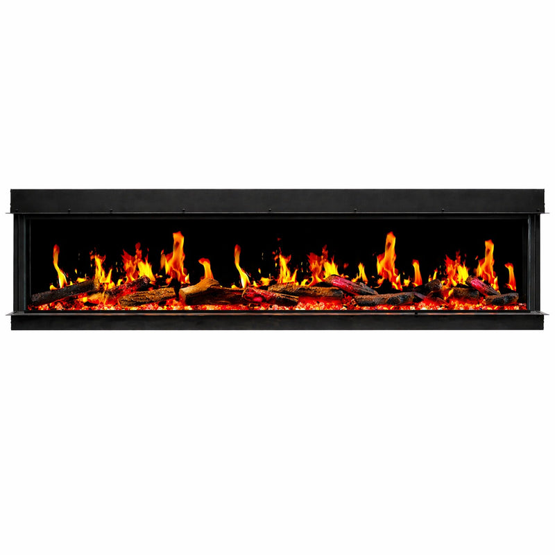 Camino elettrico da incasso tecnologia LCD LED FILADELFIA150