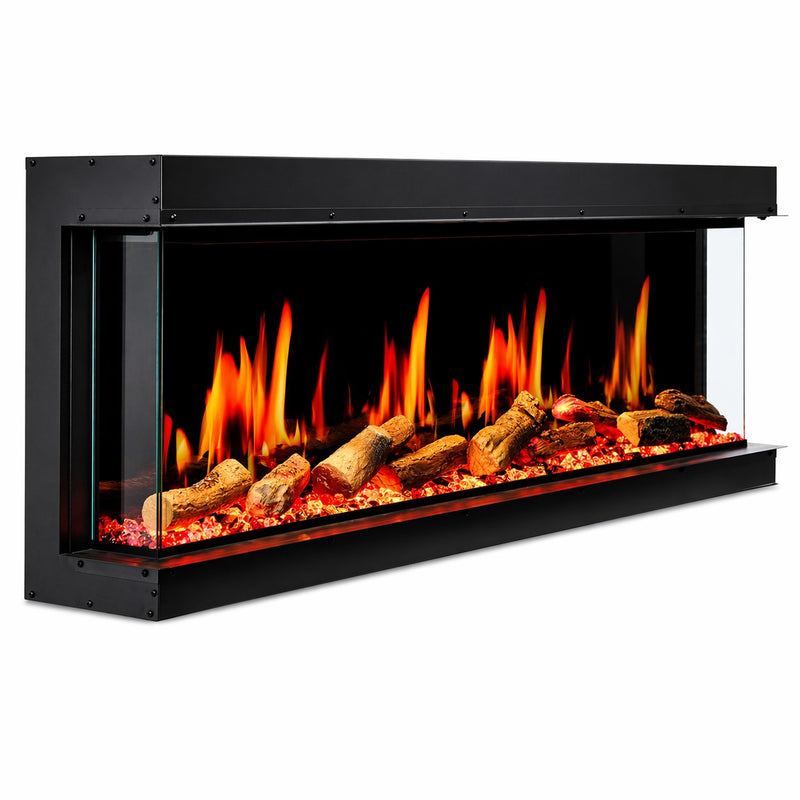 Camino elettrico da incasso tecnologia LCD LED FILADELFIA150