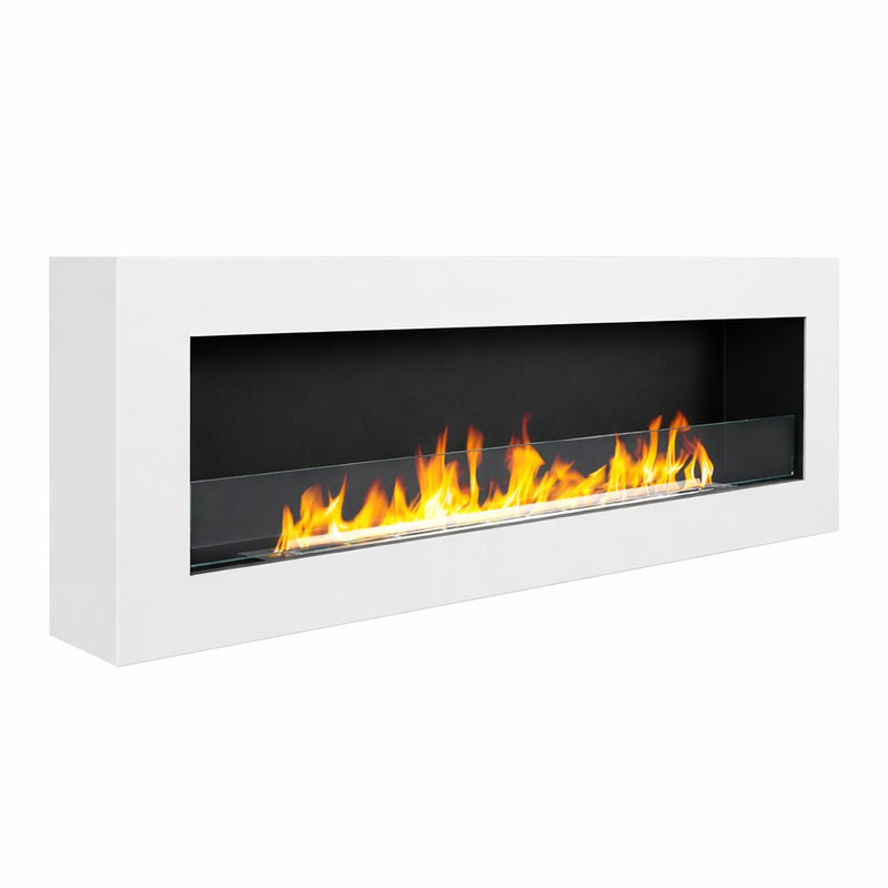 Camino a bioetanolo da parete biocamino 120×40 SIENA 120 Bianco